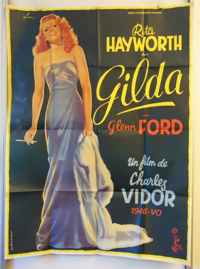 Gilda re-release large french movie poster